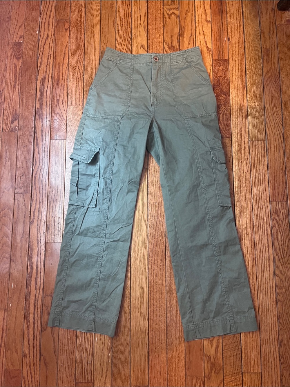 Abercrombie & Fitch Women’s Olive Cargo Pants NWOT 0s 25 25x28